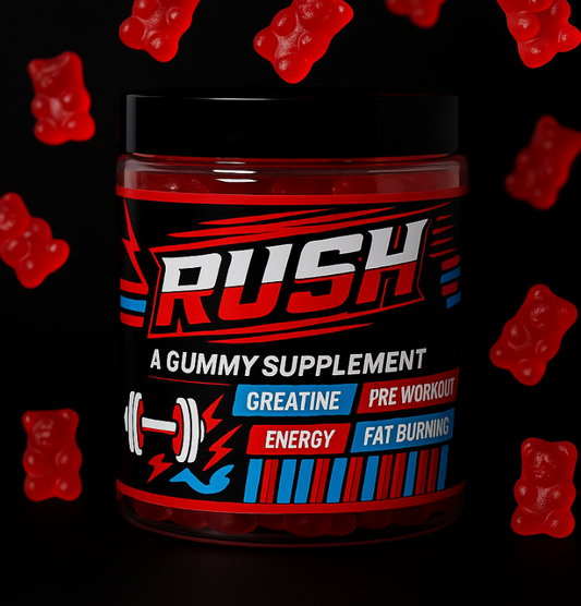 Rush pre-workout creatine gummies