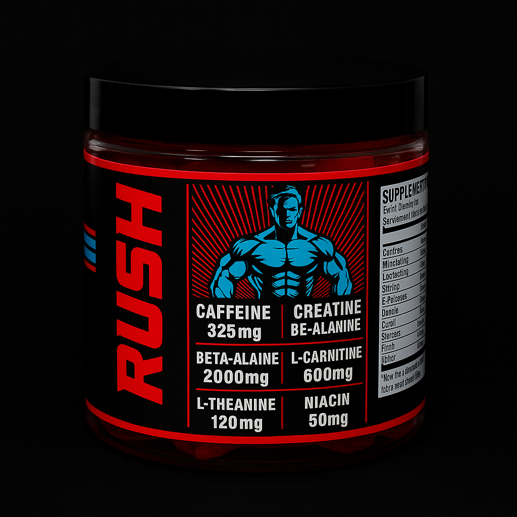 Rush pre-workout creatine gummies