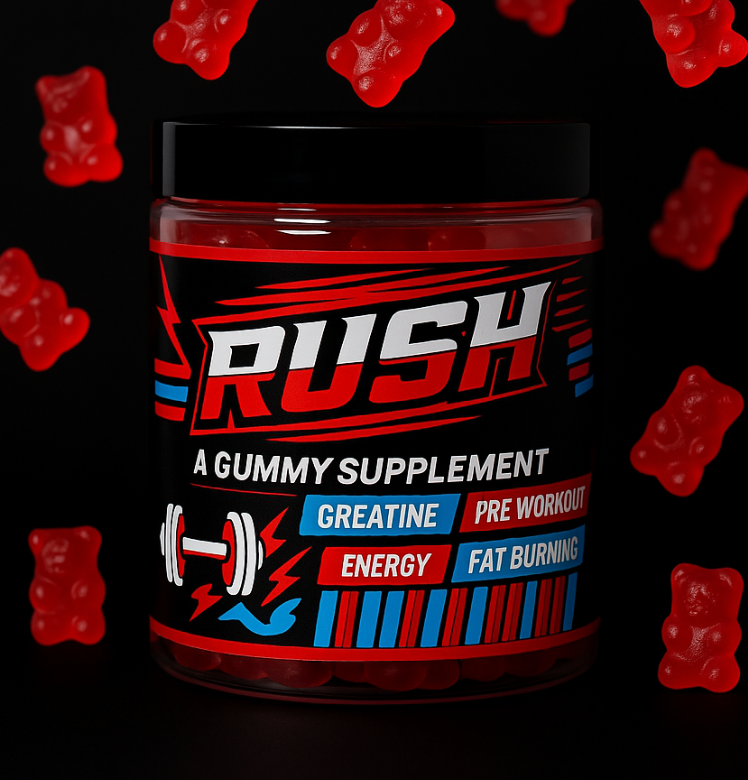 Rush pre-workout creatine gummies